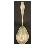 Danish Hand Hammered Silver Casserole Spoon