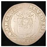 1 Scudo Silver Coin Italian City State 1656-1658