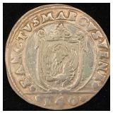 1 Scudo Silver Coin Italian City State 1631-1646
