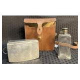 Antique English Fox Hunting Canteen Set