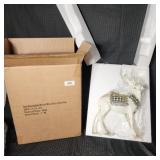 Vintage MacKenzie-Childs Winter White Stag Standig