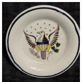 Circa 1791 Creamware Eagle Cup Plate
