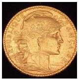 France 20 Francs Gold 1912 The Third Republic