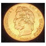 France 20 Francs Gold 1840-A Louis Philippe I