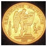 France 20 Francs Gold 1849-A The Second Republic