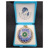Vint. 'Artistaca Murrina Veneziana' Glass Pendant