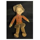 Antique Norah Wellings Canadian Mountie Cloth Doll