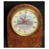 Roger Lascelles Leather Travel/Desk Clock