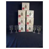 Vintage 28 Spode ' Christmas Tree ' Goblets