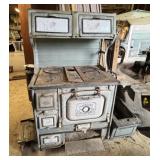 Antique 'Home Comfort' Enameled Iron Cook Stove