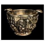 'Valmazan' MCM Brutalist Bowl / Ashtray Silver