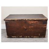 Circa 1810 Pine 6 Board Blanket Box