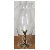 Early Hand Blown Glass Candle Shade