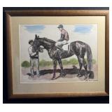 Vintage Racehorse ' Bewitched ' by Ted Carroll