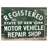 Motor Vehicle Repair Sign