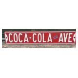 COCA-COLA AVE Sign