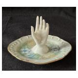 Vintage Victorian Revival Hand-Painted Ring Holder