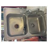 Stainless Steel Double-Bowl Drop-In sink