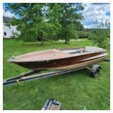 1963 Wooden Chris-Craft Boat 'Holiday' Model
