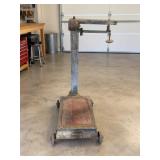 Antique Wood & Iron Mercantile Floor Scale