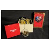 Vintage 3 Christmas Ornaments