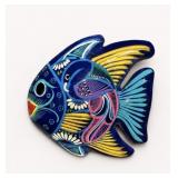 Vintage Ceramic Pottery Fish