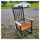 Antique Porch Rocking Chair with Arms