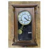 Vintage Alaron 31-Day Chiming Wall Clock