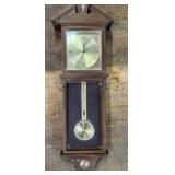 Vintage Combination Wall Clock & Barometer