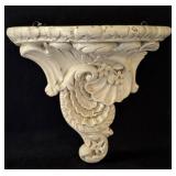 Vintage Rococo Plaster Wall Sconce