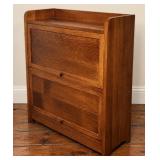 Fine 'Stickley' Mission Oak Lawyer's Bookcase