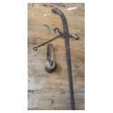 Antique Cast Iron Steelyard Balance Scale