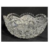 Antique ABP Fine Cut Glass Center Bowl