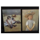 Two Decorative Prints After Mary Casatt Paintings