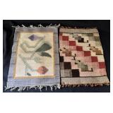 Vintage 2 Swedish 'Rollakan'Flatweave Textiles