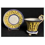 Antique Limoges Porcelain Teacup & Saucer