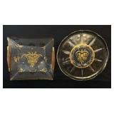 Vintage MCM Georges Briard Designed 2 Platters
