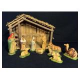Vintage Nativity Set