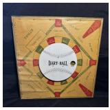 Vintage Wooden Baseball ' Dart Ball ' Game Board