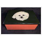 Vintage Hand Painted Keepsake Box