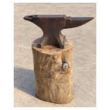 Antique Iron 150 Pound Iron  Anvil