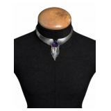 Sterling & Amethyst Navajo Colaborative Necklace