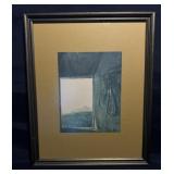 'Andrew Wyeth' Print 'Burning Off' 1961