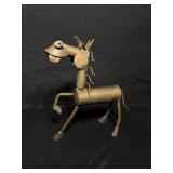 Vintage Steampunk-Scrap Metal Horse Sculpture