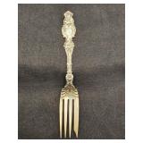 Sterling 'Whiting' Art Nouveau 'Lily' Fish Fork