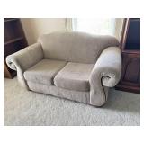 Vintage Overstuffed Loveseat / Sofa