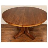 Stickley Arts & Crafts Round Oak Dining Table