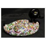 Vintage Rare Murano Millefiori Glass Duck