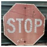 Vintage 'Stop' Sign - Nicely Weathered