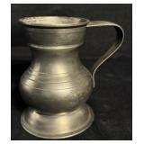 Vintage Pewter 'Bellied' Tavern Mug